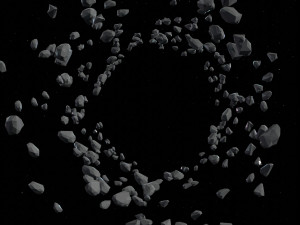 Asteroid Fields Pack Model 3D