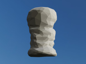 Low Poly Clouds Pack 3D Model