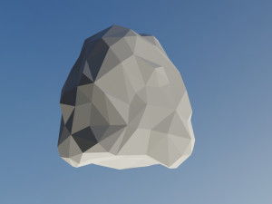 Low Poly Clouds Pack 3D Model