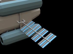 Spaceship Orbital 3D Model