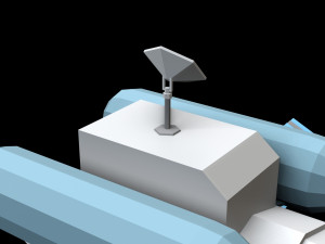 Spaceship Orbital 3D Model
