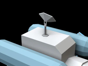 Spaceship Orbital 3D Model
