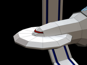 Spaceship Orbital 3D Model