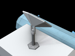 Spaceship Orbital 3D Model
