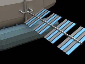 Spaceship Orbital 3D Model
