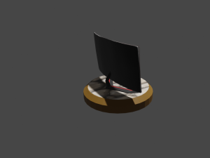 MSI Monitor Modèle 3D