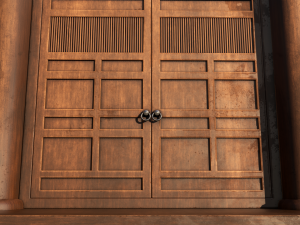 Asian Japanese Realistic Building 3D Модель