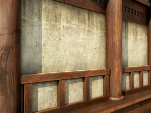 Asian Japanese Realistic Building 3D Модель