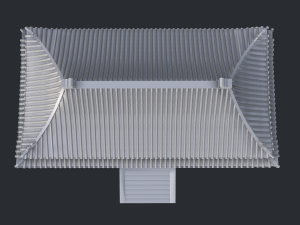 Asian Japanese Realistic Building 3D Модель