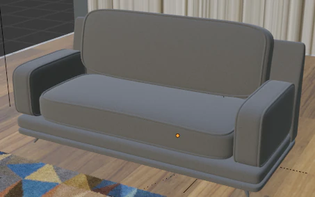 Sofa 3D Model .c4d .max .obj .3ds .fbx .stl .blend 