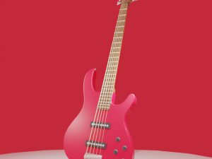 Bas Guitar 3D Model