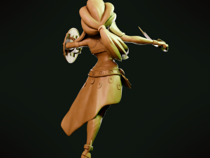 Urbosa - Zelda Breath of the Wild 3D 프린트 모델