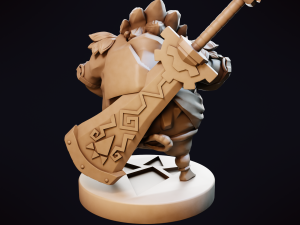 Daruk - Zelda Breath of the Wild Model Cetak 3D
