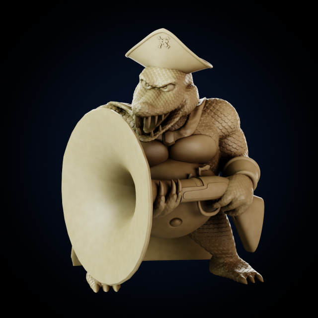 King K Rool - Smash Bros Ultimate Model Cetak 3D .c4d .max .obj .3ds .fbx .stl .blend 