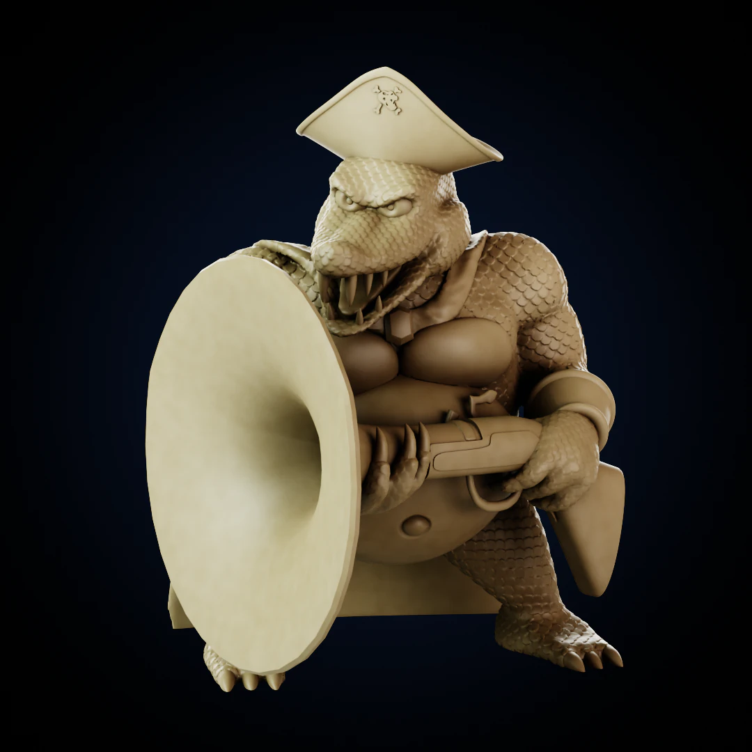 King K Rool - Smash Bros Ultimate 3D Print Model .c4d .max .obj .3ds .fbx .stl .blend 