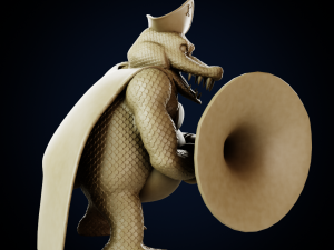 King K Rool - Smash Bros Ultimate Model Cetak 3D
