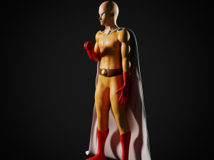 One Punch Man Model Cetak 3D