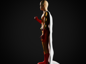 One Punch Man Model Cetak 3D