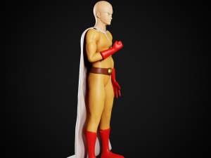 One Punch Man Model Cetak 3D
