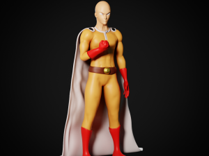 One Punch Man Model Cetak 3D