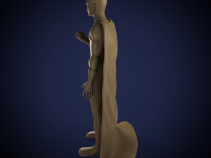 One Punch Man Model Cetak 3D