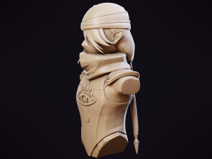 Sheik Bust - Zelda Ocarina of Time 3D print model 3D Принт Модель