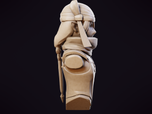 Sheik Bust - Zelda Ocarina of Time 3D print model 3D Принт Модель