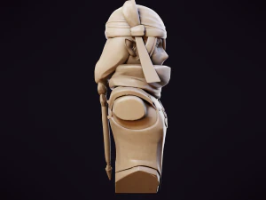Sheik Bust - Zelda Ocarina of Time 3D print model 3D Print Model