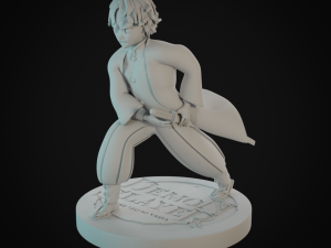 Zenitsu - Demon Slayer Model Cetak 3D