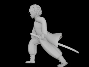 Zenitsu - Demon Slayer 3D Print Model