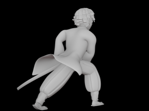 Zenitsu - Demon Slayer Model Cetak 3D