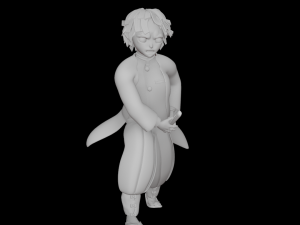 Zenitsu - Demon Slayer Model Cetak 3D
