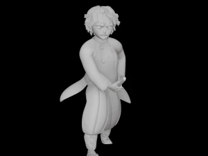 Zenitsu - Demon Slayer 3D Print Model