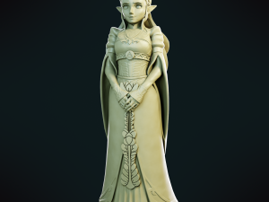 Princess Zelda - Breath of the Wild 3D Print Model