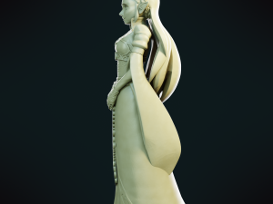 Princess Zelda - Breath of the Wild 3D 프린트 모델