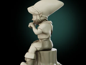 Young Link - Zelda Ocarina of TIme 3D Print Model