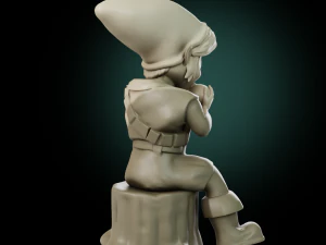 Young Link - Zelda Ocarina of TIme 3D Print Model