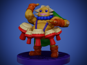 Goron Link - Majoras Mask 3D प्रिंट मॉडल