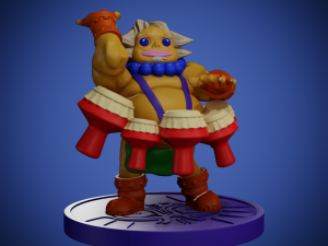 Goron Link - Majoras Mask Model Cetak 3D
