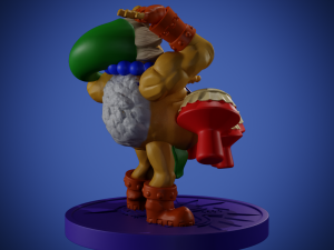 Goron Link - Majoras Mask Model Cetak 3D