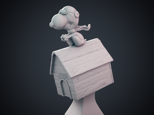 Snoopy - 3D print model Modelo 3D