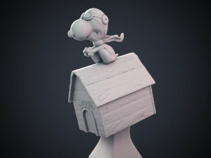 Snoopy &ndash; 3D-Druckmodell 3D Modell