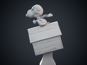 Snoopy - 3D print model 3Dモデル