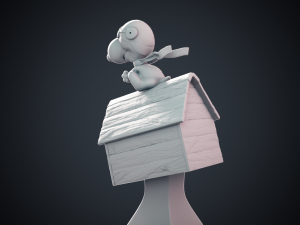 Snoopy - 3D print model 3Dモデル