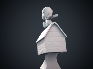 Snoopy - 3D print model 3Dモデル