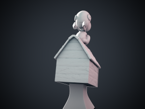 Snoopy - 3D print model 3Dモデル