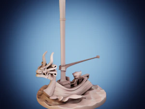 젤다 윈드 웨이커 - 붉은 사자의 왕 3D 프린트 모델