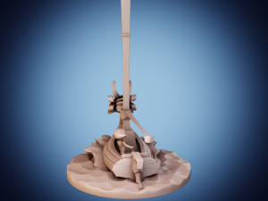 Zelda Windwaker - King of Red Lions 3Dプリントモデル