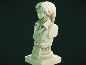 Link - Zelda Ocarina of Time Model Cetak 3D