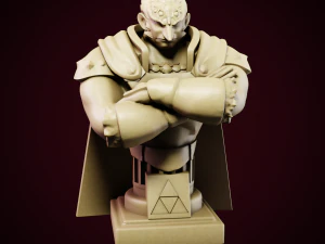 Ganondorf - Zamanın Ocarina b&uuml;st&uuml; 3D Baskı Modeli